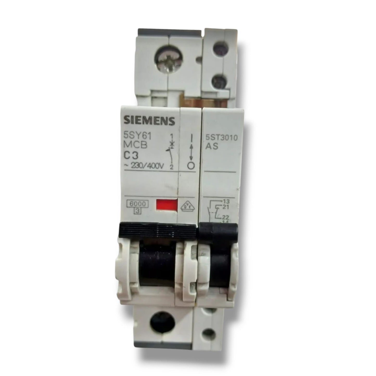 SIEMENS 5SY6103-7 MCB C3 CON 5ST3010 230/400V INTERRUPTOR AUTOMATICO