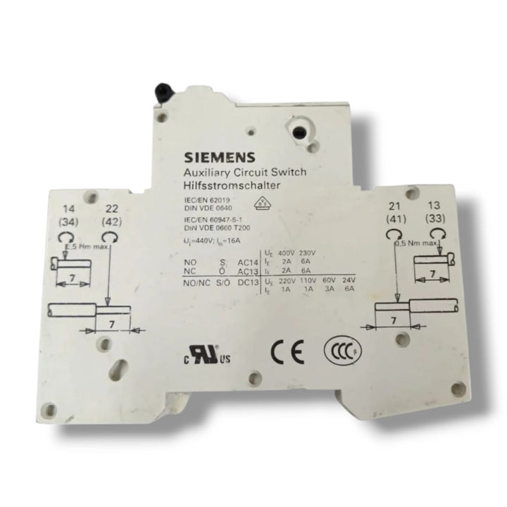 SIEMENS 5SY4103-7 CON 5ST3010 INTERRUPTOR MAGNETICO