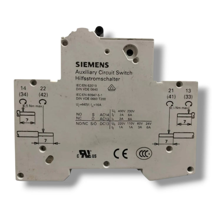 SIEMENS 5SY4111-7 MCB C5 5ST3010 INTERRUPTOR AUTOMATICO