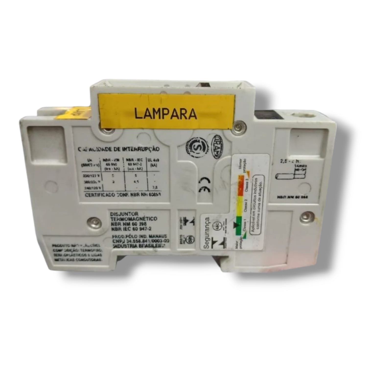 SIEMENS 5SX11 C2 INTERRUPTOR AUTOMATICO 1 POLO