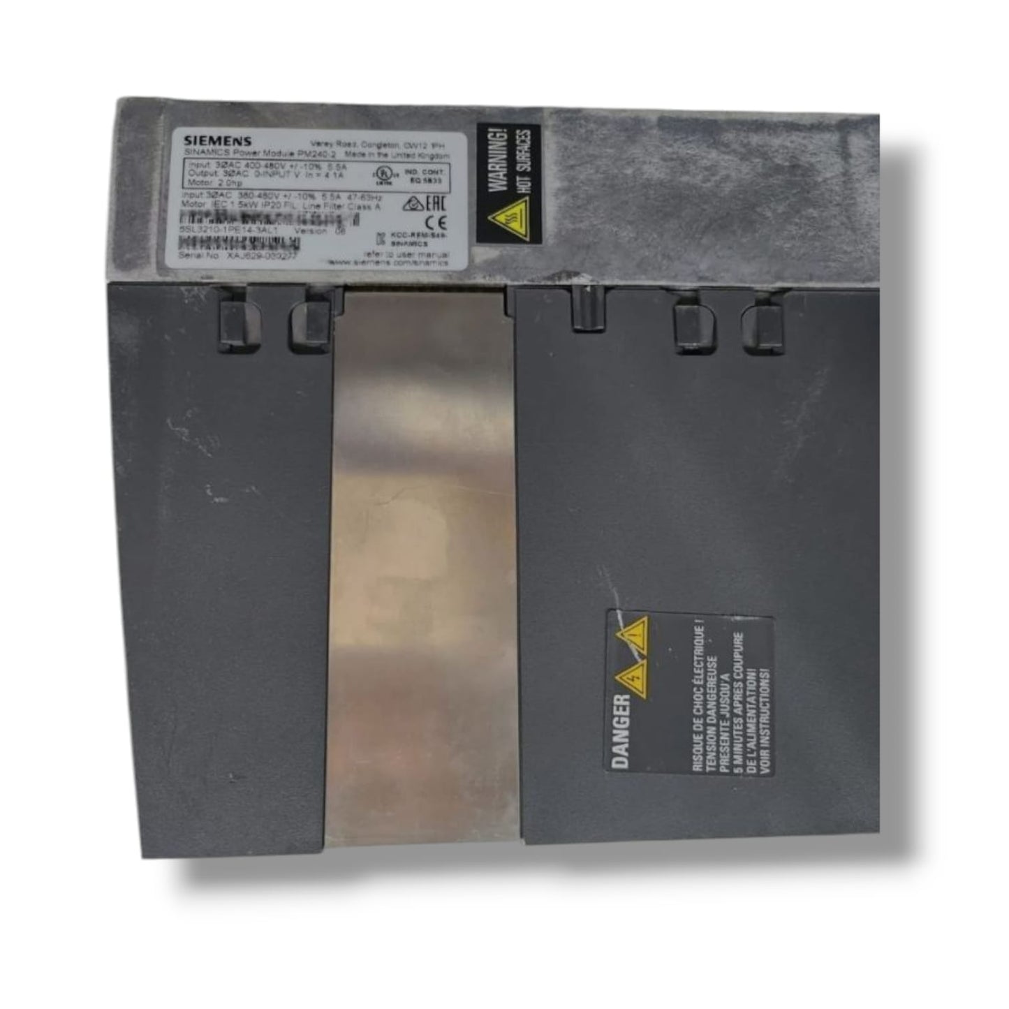 SIEMENS 6SL3210-1PE14-3AL1 VARIADOR DE FRECUENCIA