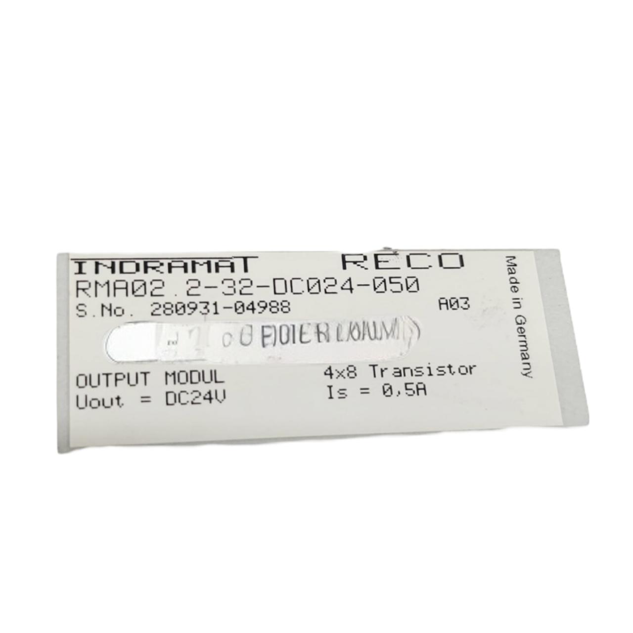 Rexroth Indramat Rma02.2-32-dc024-050 módulo de salida digital