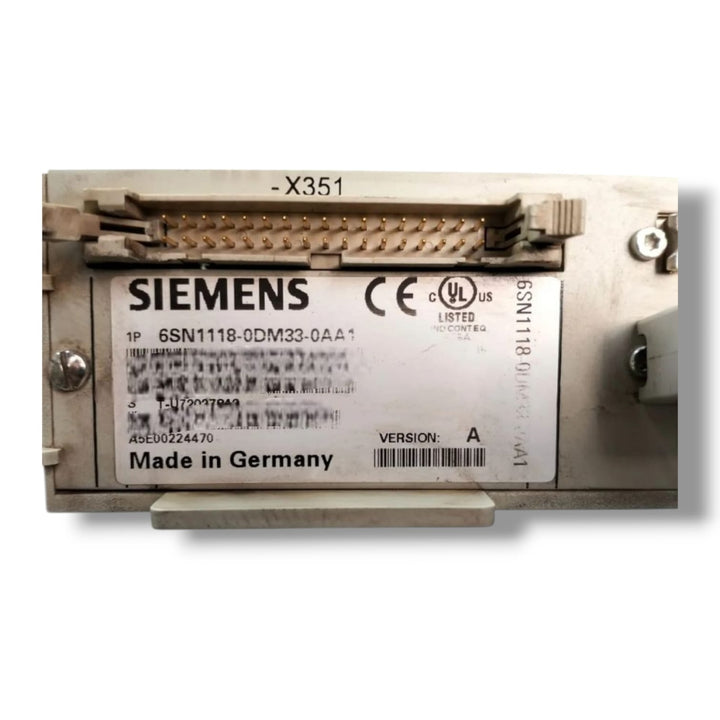 SIEMENS 6SN1118‑0DM33‑0AA1 MODULO DE CONTROL DIGITAL