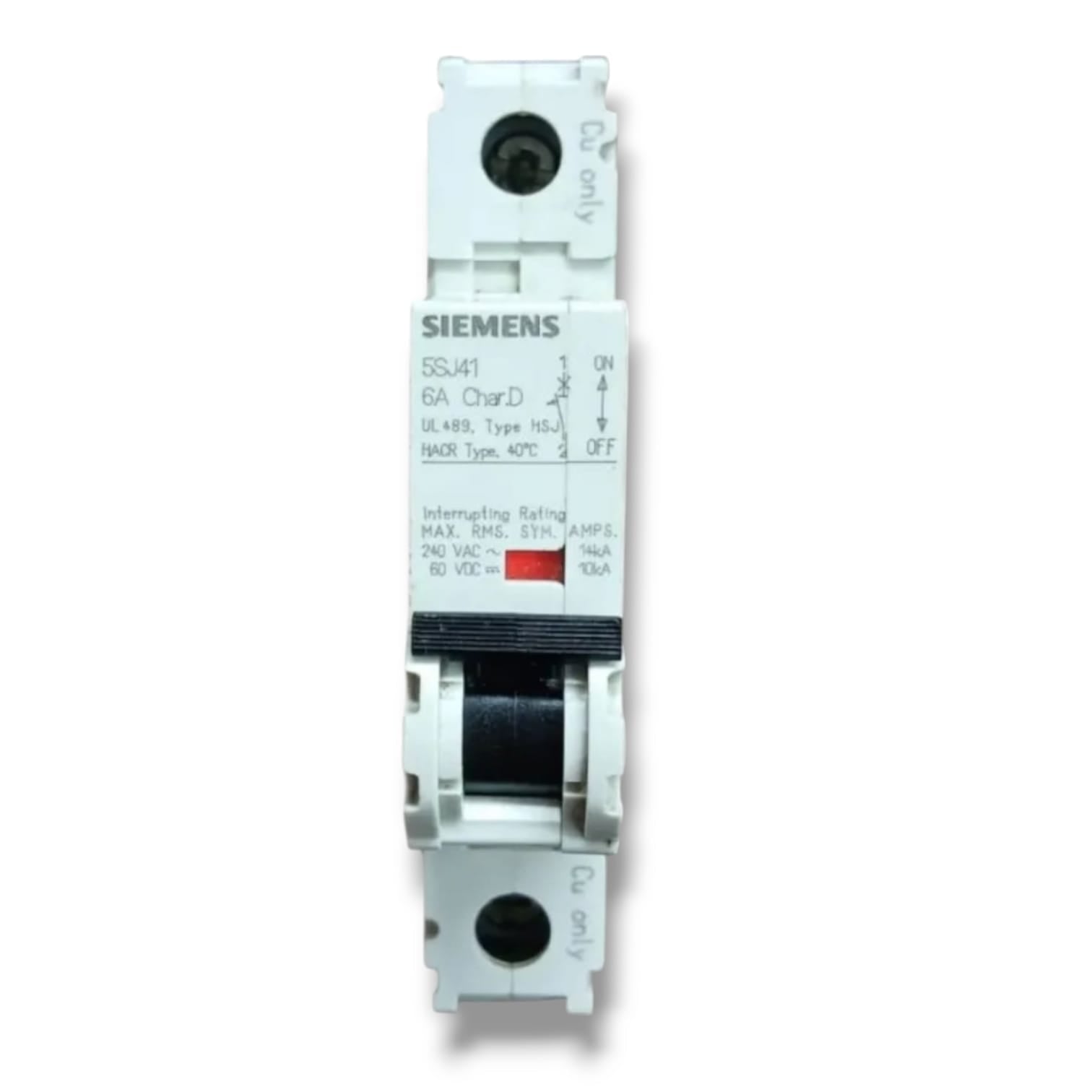 SIEMENS 5SJ4106‑8HG40 INTERRUOTOR AUTOMATICO