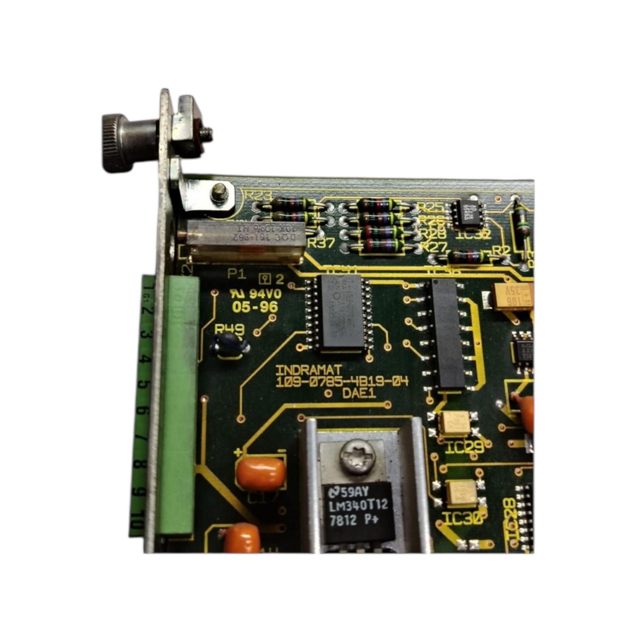 Rexroth Indramat 109-0785-4819-04 Dae1 tarjeta de interfaz
