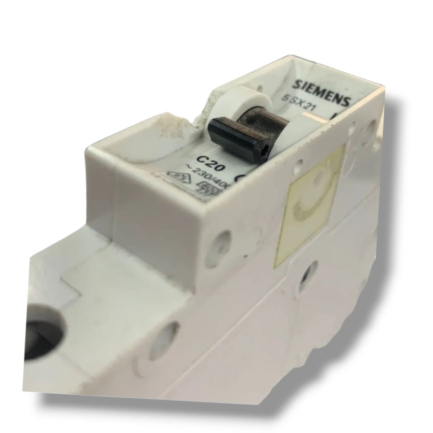 SIEMENES 5SX21 C20 INTERRUPTOR AUTOMATICO CON DETALLE