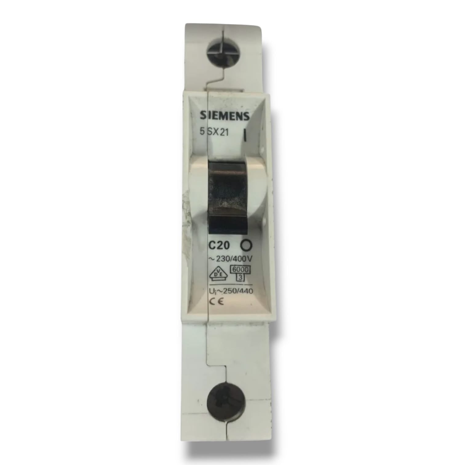 SIEMENES 5SX21 C20 INTERRUPTOR AUTOMATICO CON DETALLE