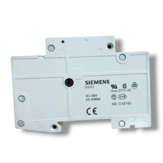 SIEMENS 5SX21 C2 CON 5SX9100 INTERRUPTOR AUTOMATICO CON DETALLE