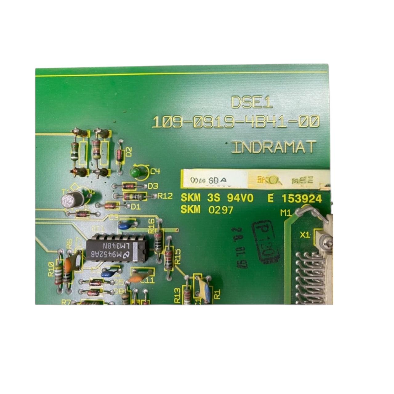 Rexroth Indramat Dse1 109-0919-4b41-00 tarjeta de interfaz