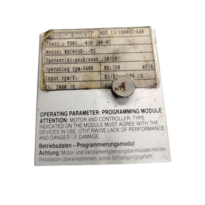 Rexroth Mod 13/1x0083-440 módulo de programación