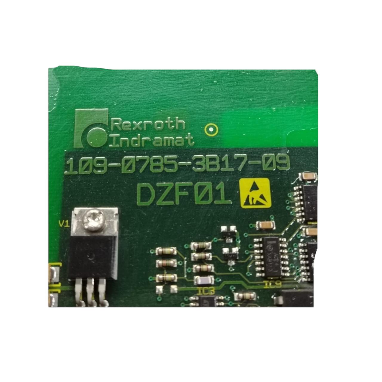 Rexroth Indramat 109-0785-3b17-09 Dzf01 tarjeta de interfaz
