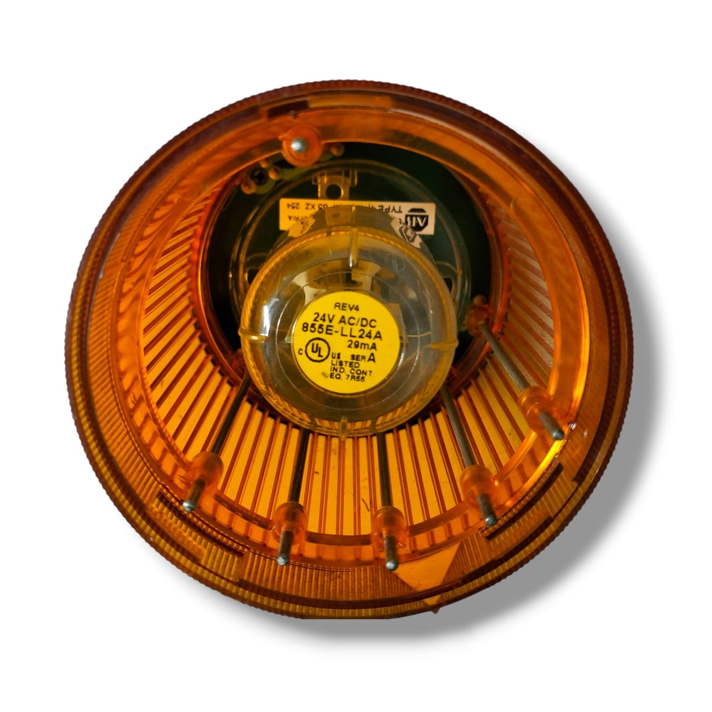 ALLEN BRADLEY 855T-B24TL5 MODUO DE SEÑAL DE LUZ AMBAR (AMARILLO NARANJADO