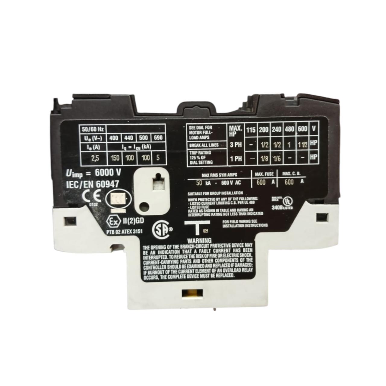 Moeller Pkzm0-2,5-t interruptor automático