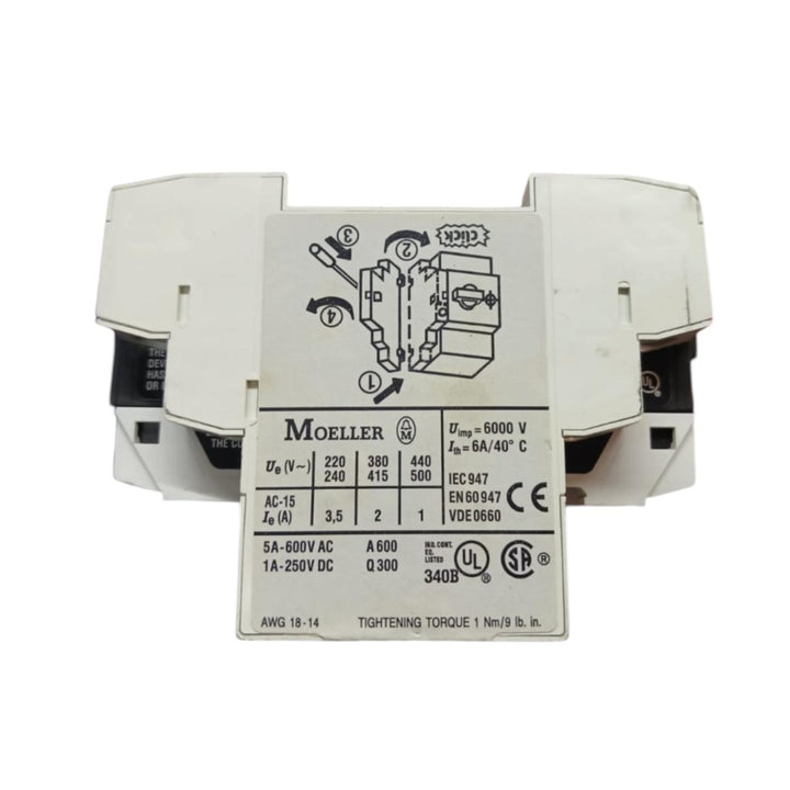 Moeller Pkzm0-6,3 interruptor automático
