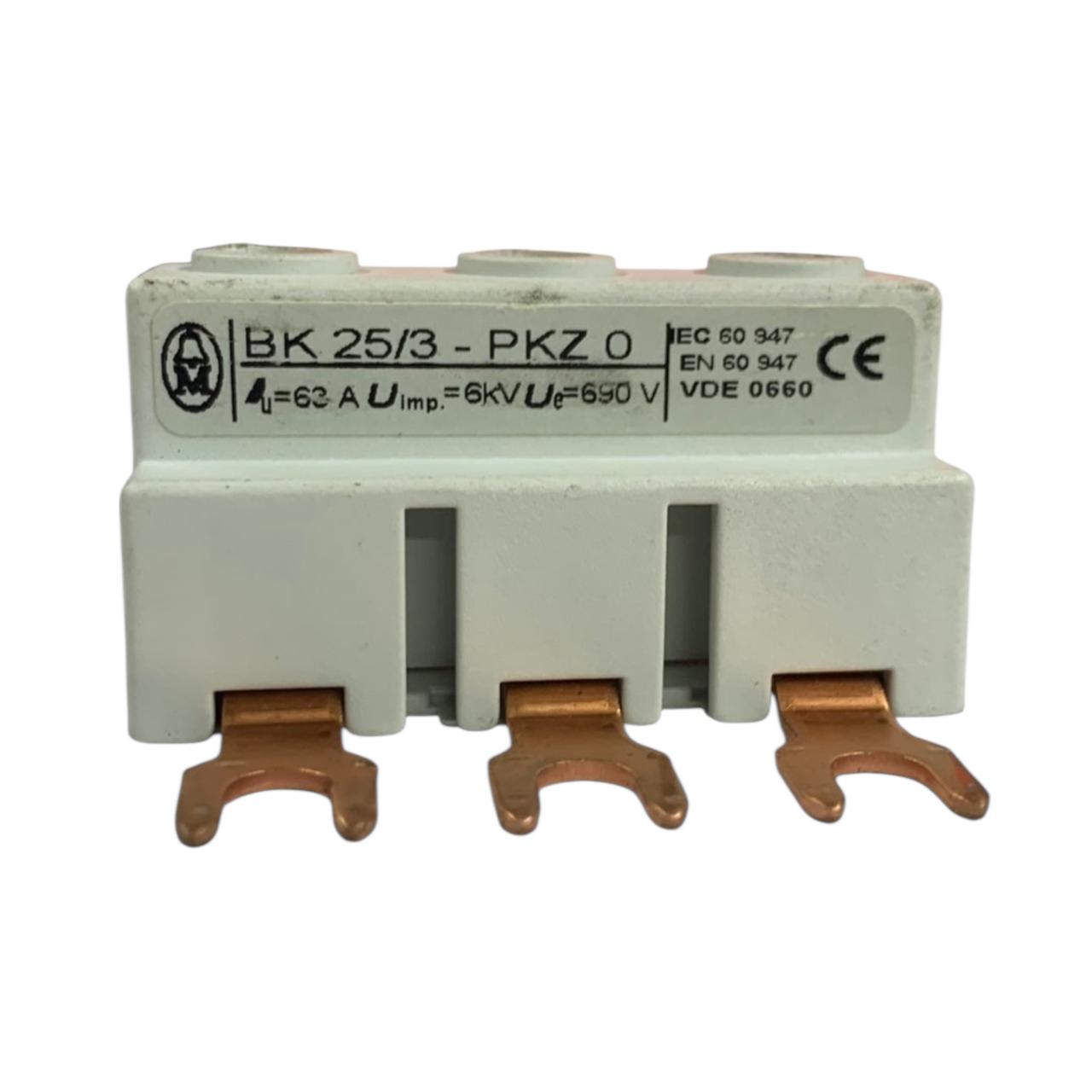 Eaton Moeller Bk 25/3-pkz terminal de extensión trifásico