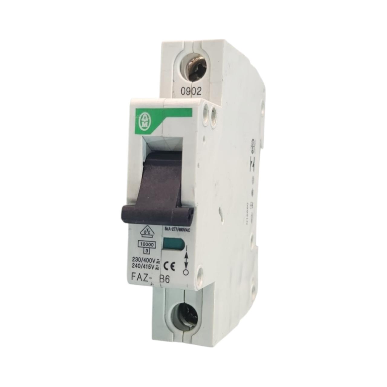 Moeller Faz B6 5ka-2 interruptor automático Con Detalle