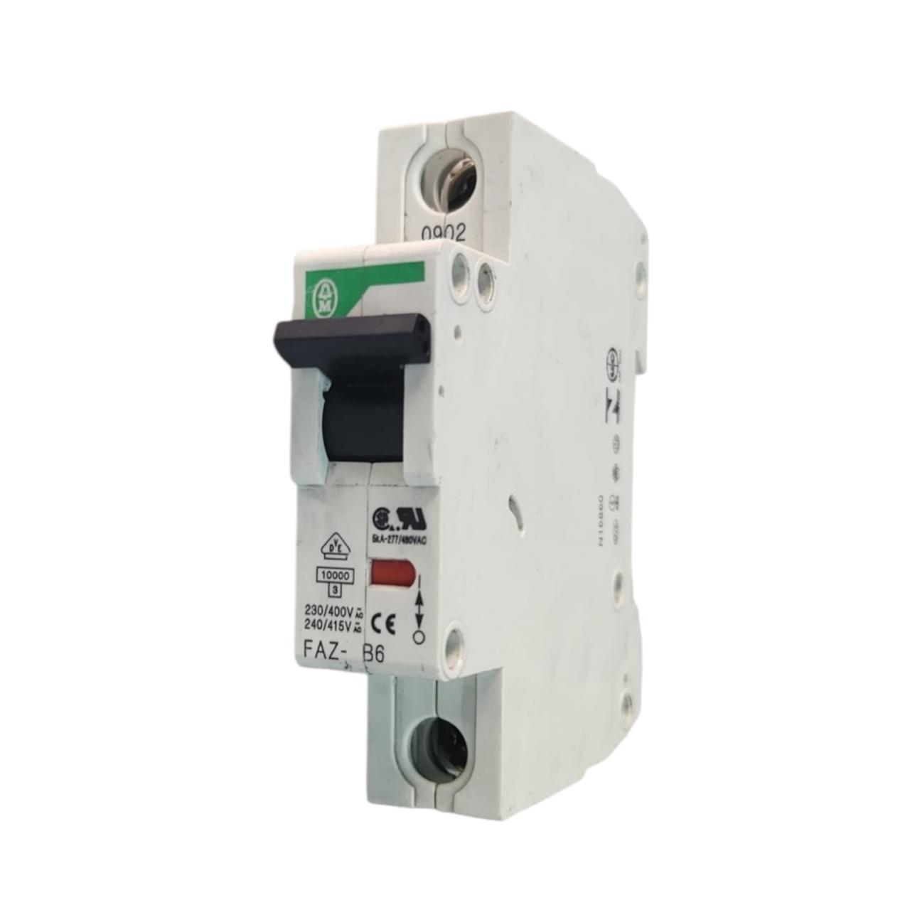 Moeller Faz B6 5ka-2 interruptor automático Con Detalle