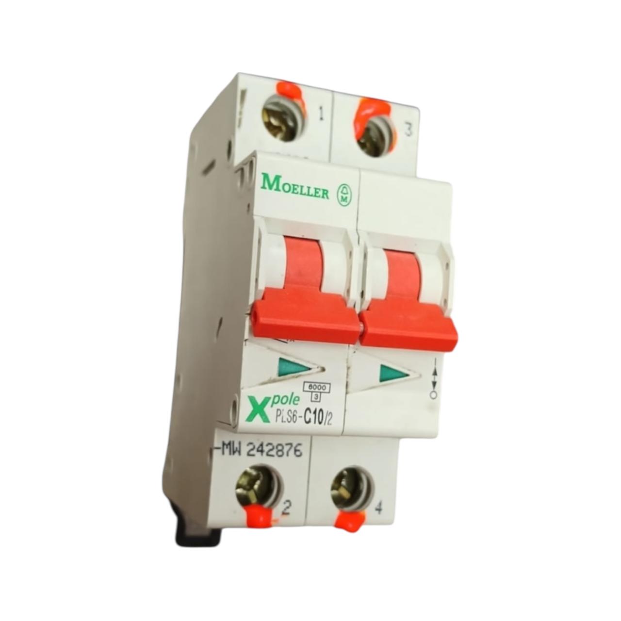 Moeller Pls6-c10/2-mw interruptor automático