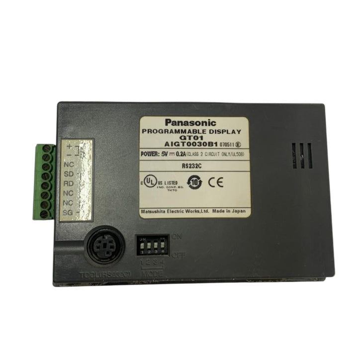 Panasonic Gt01 Aigt0030b1 display programable HMI