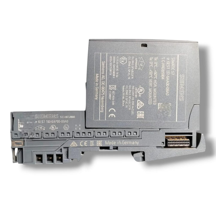 Siemens 6ES7 137-6AA00-0BA0 + 6ES7 193-6BP00-0DA0 módulo de interfaz