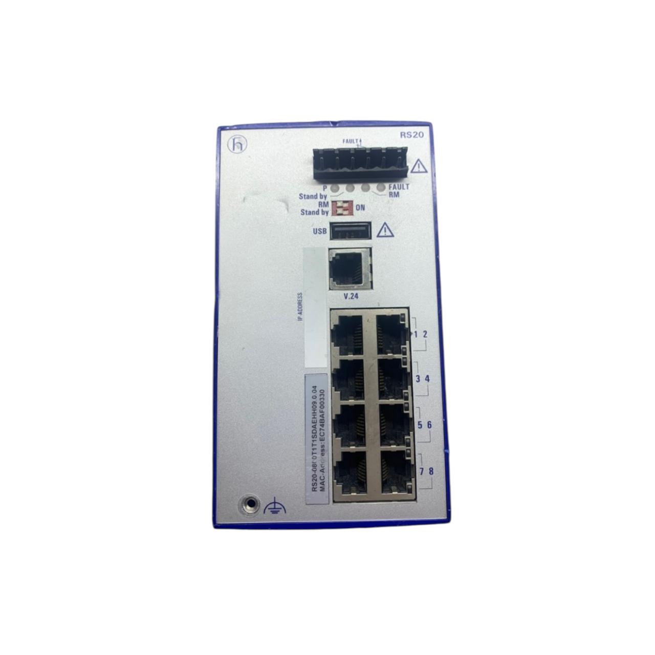 Hirschmann Rs20 Rs20-0800t1t1sdaehh09.0.04 Sin Conector switch Ethernet industrial