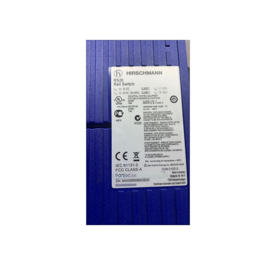 Hirschmann Rs20-2500mmm2sdaehh07.1.05 switch Ethernet industrial