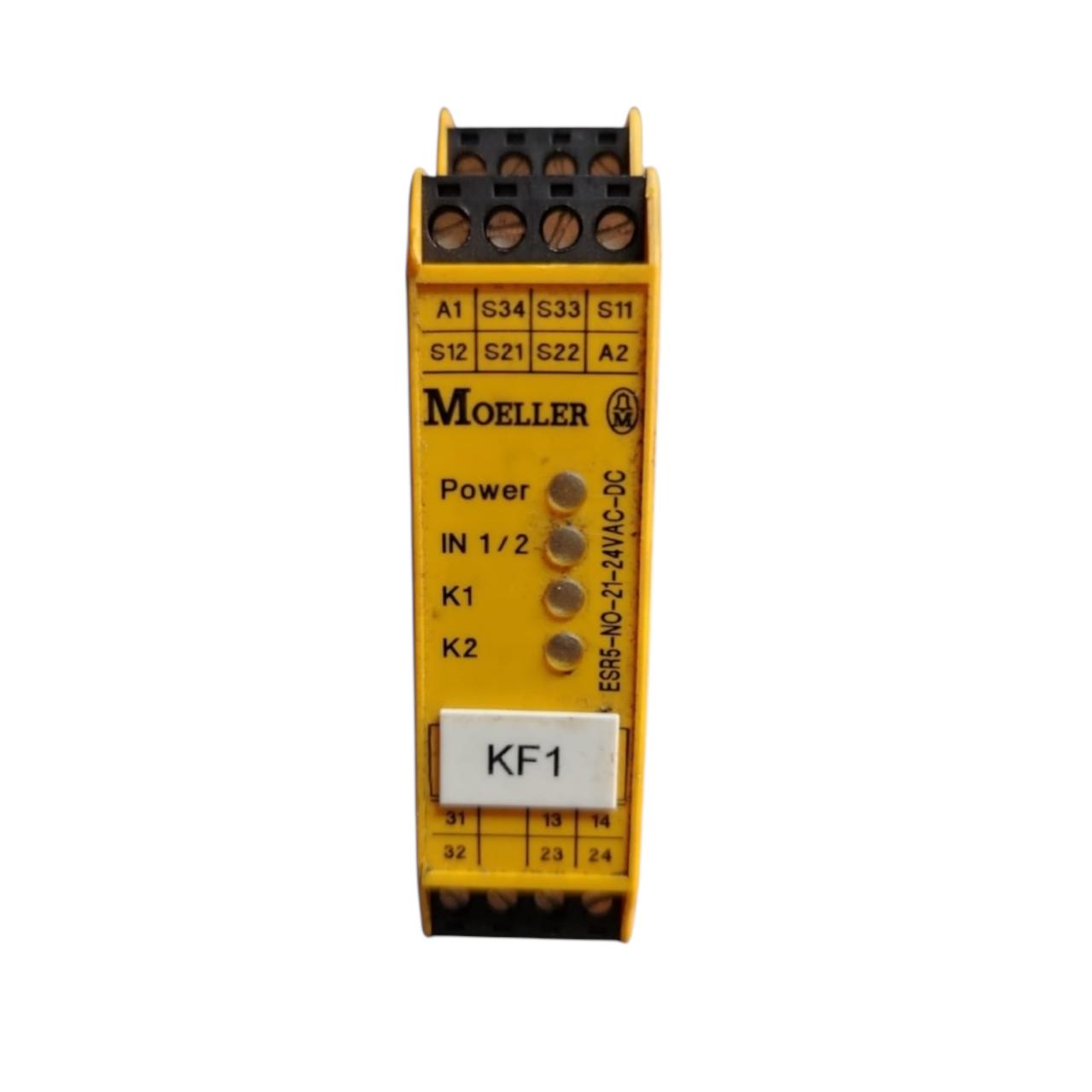 Moeller Esr5-no-21-24vac-dcv01 relé de seguridad