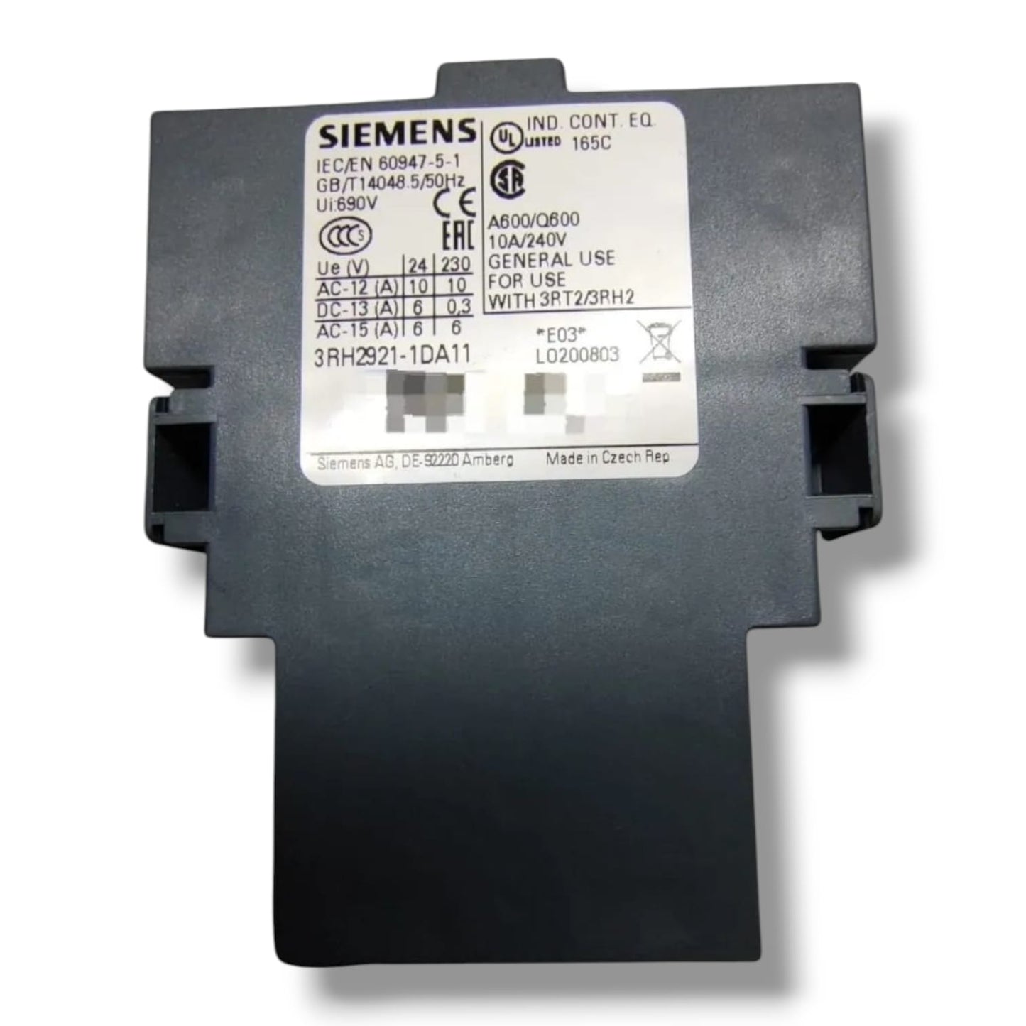 Siemens 3rh2921-1da11 *E03*
