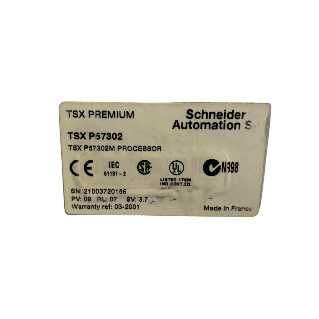 Schneider Automation Tsx-p57302 módulo procesador