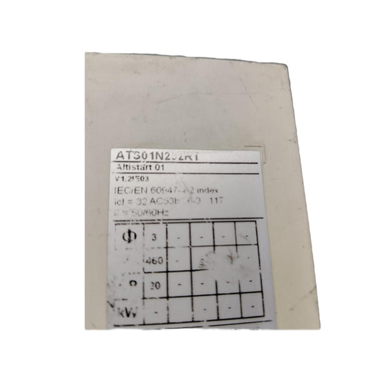 Schneider Electric Ats01n232rt arrancador suave