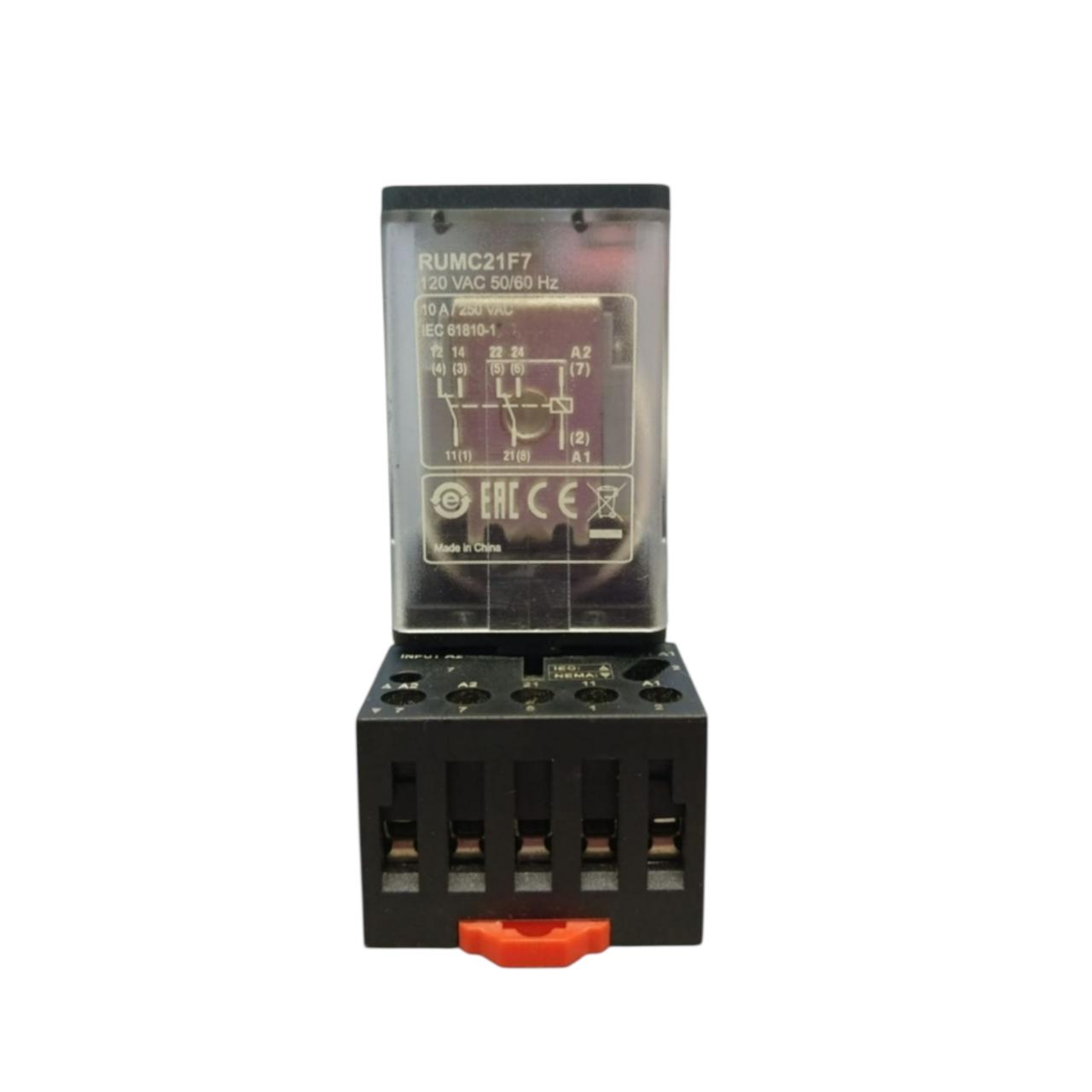 Relevador Schneider Electric Rumc21f7 Con Ruzc2m CONTACTOR