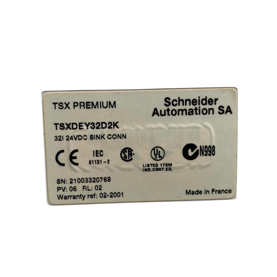 Schneider Automation Tsxdey32d2k MODULO DE ENTRADAS DIGITALES