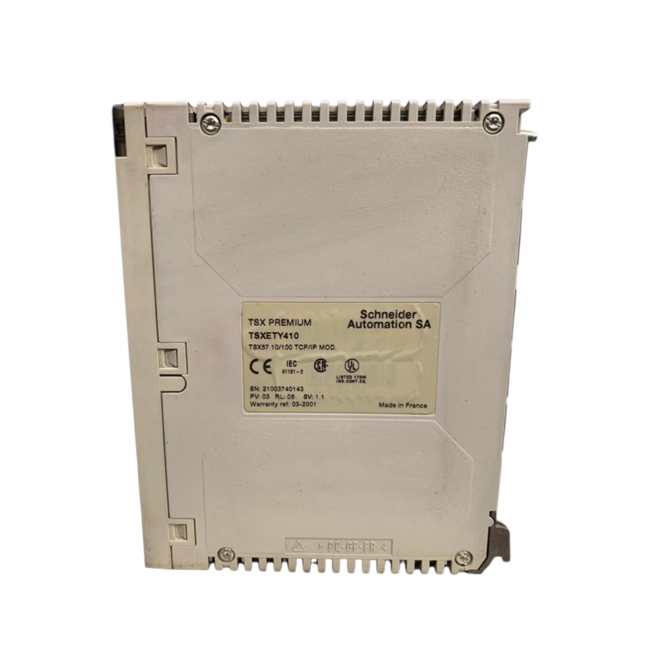 Schneider Automation Tsxety410 módulo de comunicaciones