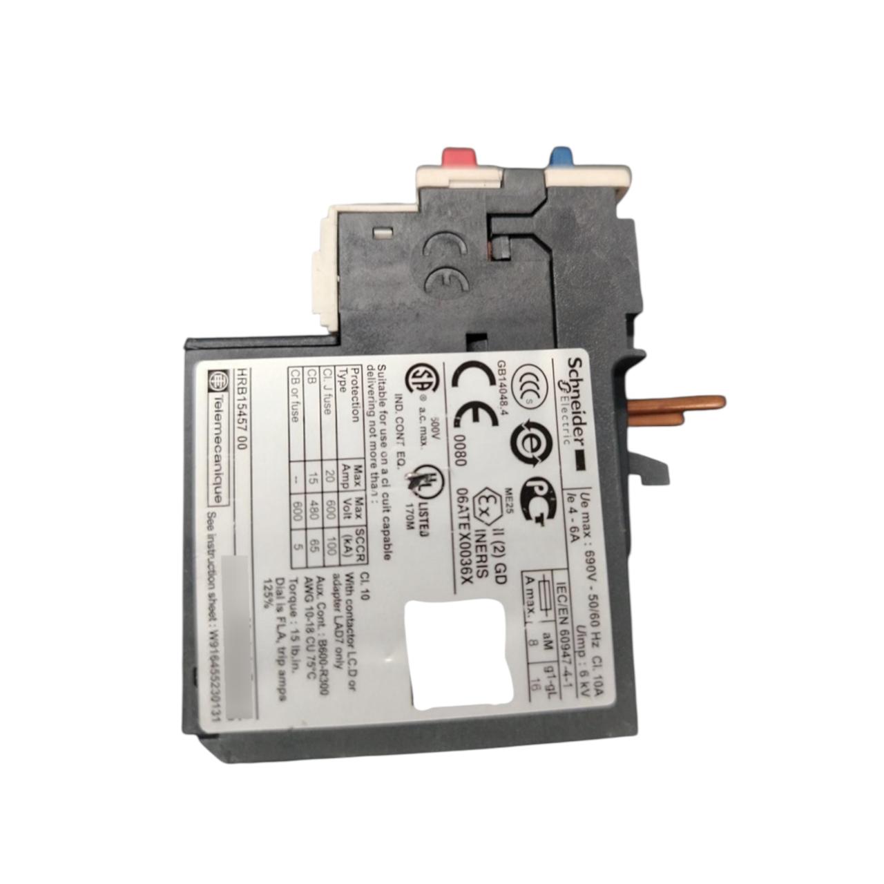 Schneider Electric Lrd 10 Hrb15457 00 relé térmico de sobrecarga