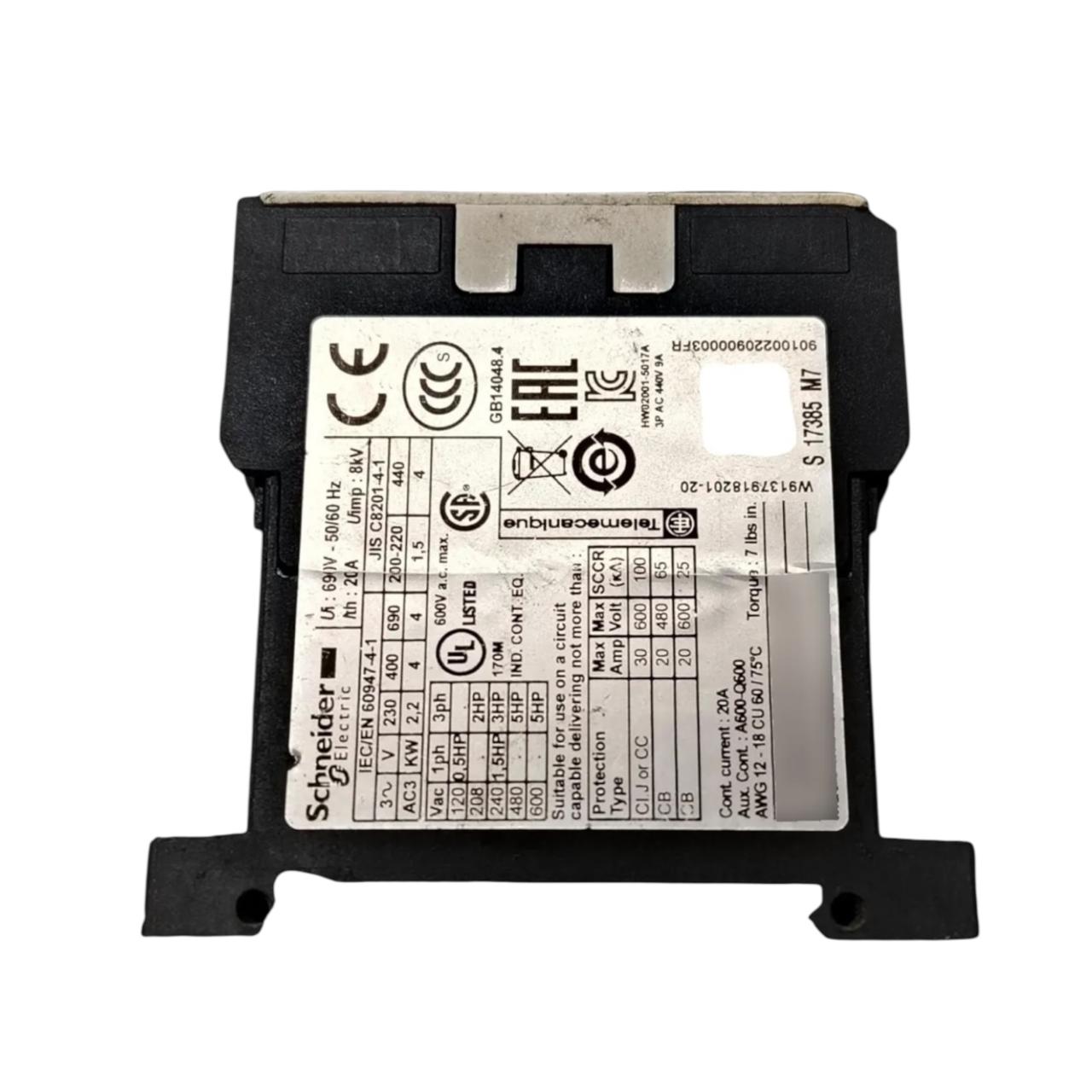 Schneider Electric Lc7k09 01m7 minicontactor trifásico