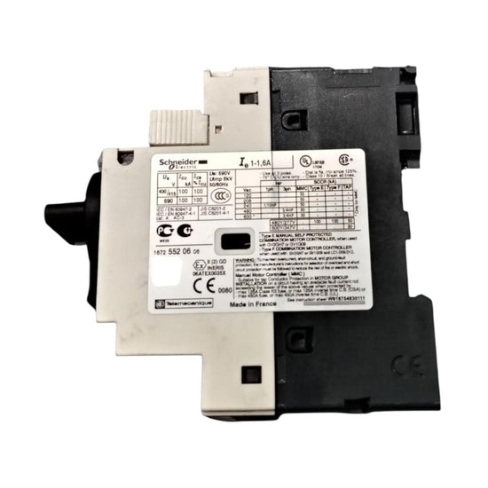 Schneider Electric Gv2-p06/1-.6a interruptor magnetotérmico