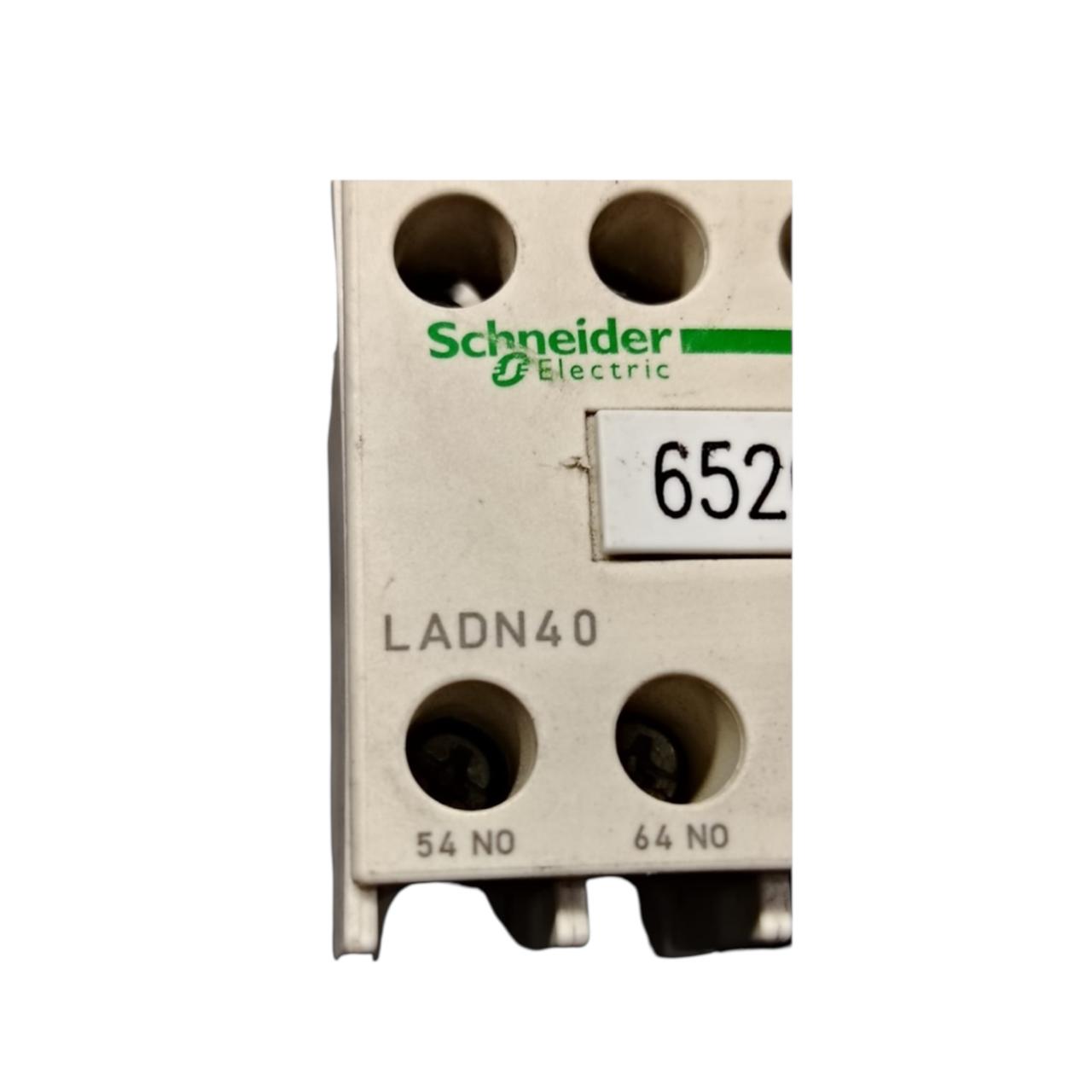 Schneider Ladn 40 bloque de contactos auxiliares frontales