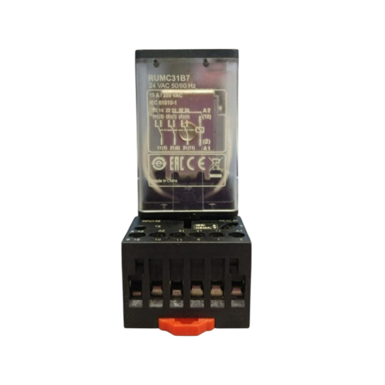 Schneider Electric Rumc31b7 Con Ruzc3m relé electromecánico