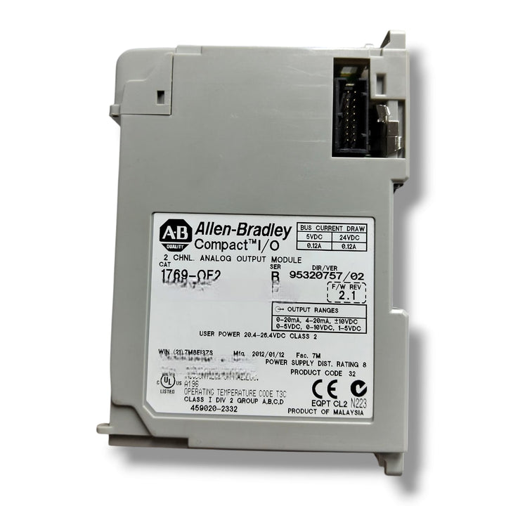 ALLEN BRADLEY 1769-OF2  Módulo de salida analógica
