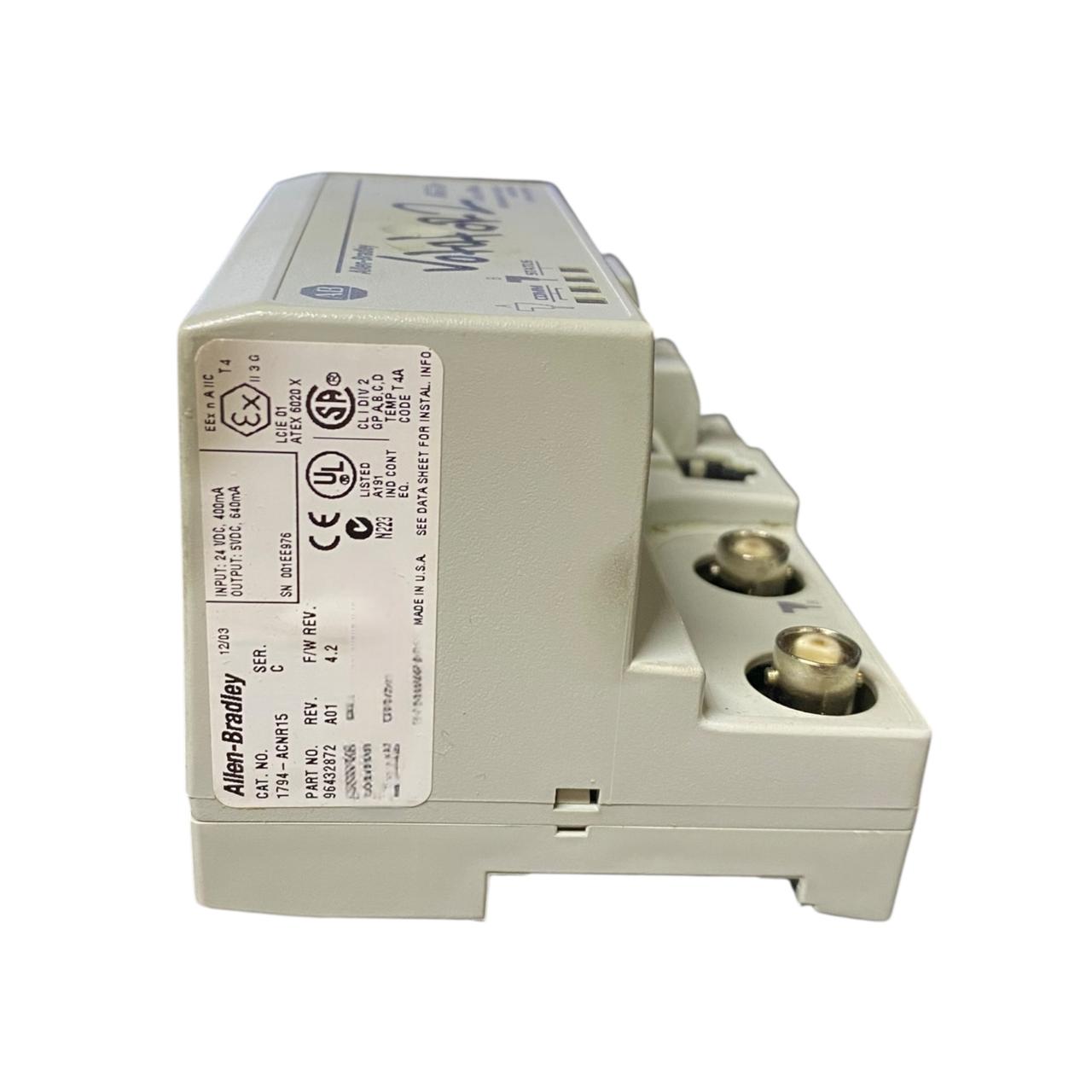 Allen Bradley 1794-acnr15 Ser C (caja No Original) adaptador de red