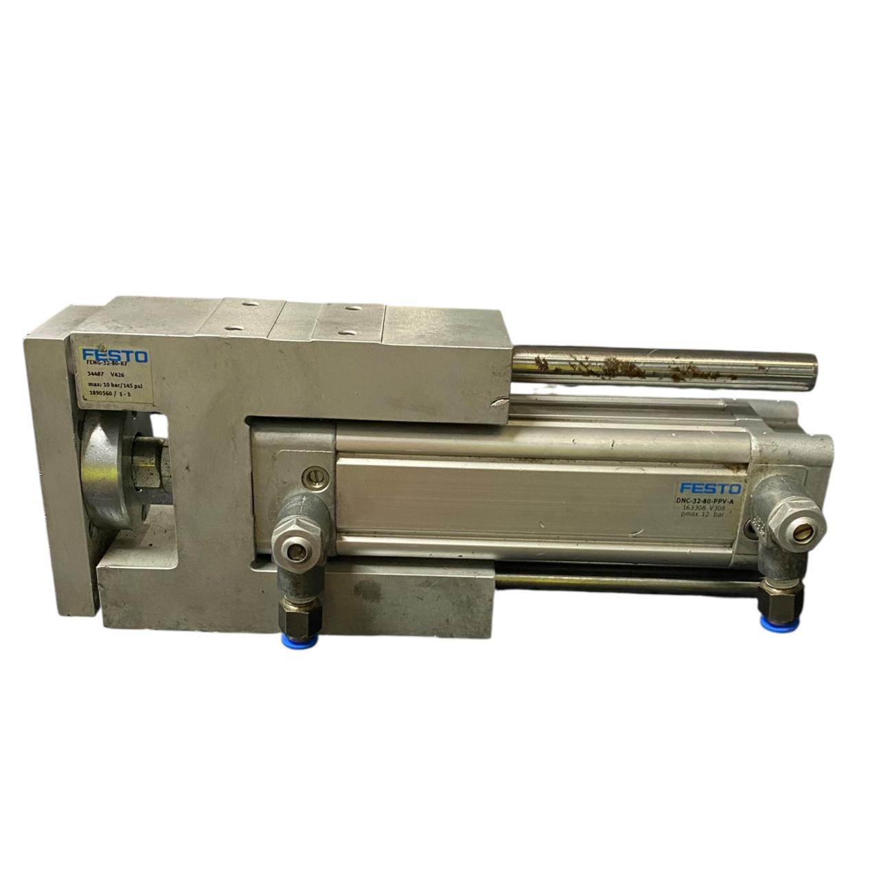 Festo Feng 32 80 Kf+dnc-32-80-ppv-a cilindro neumático de doble efecto