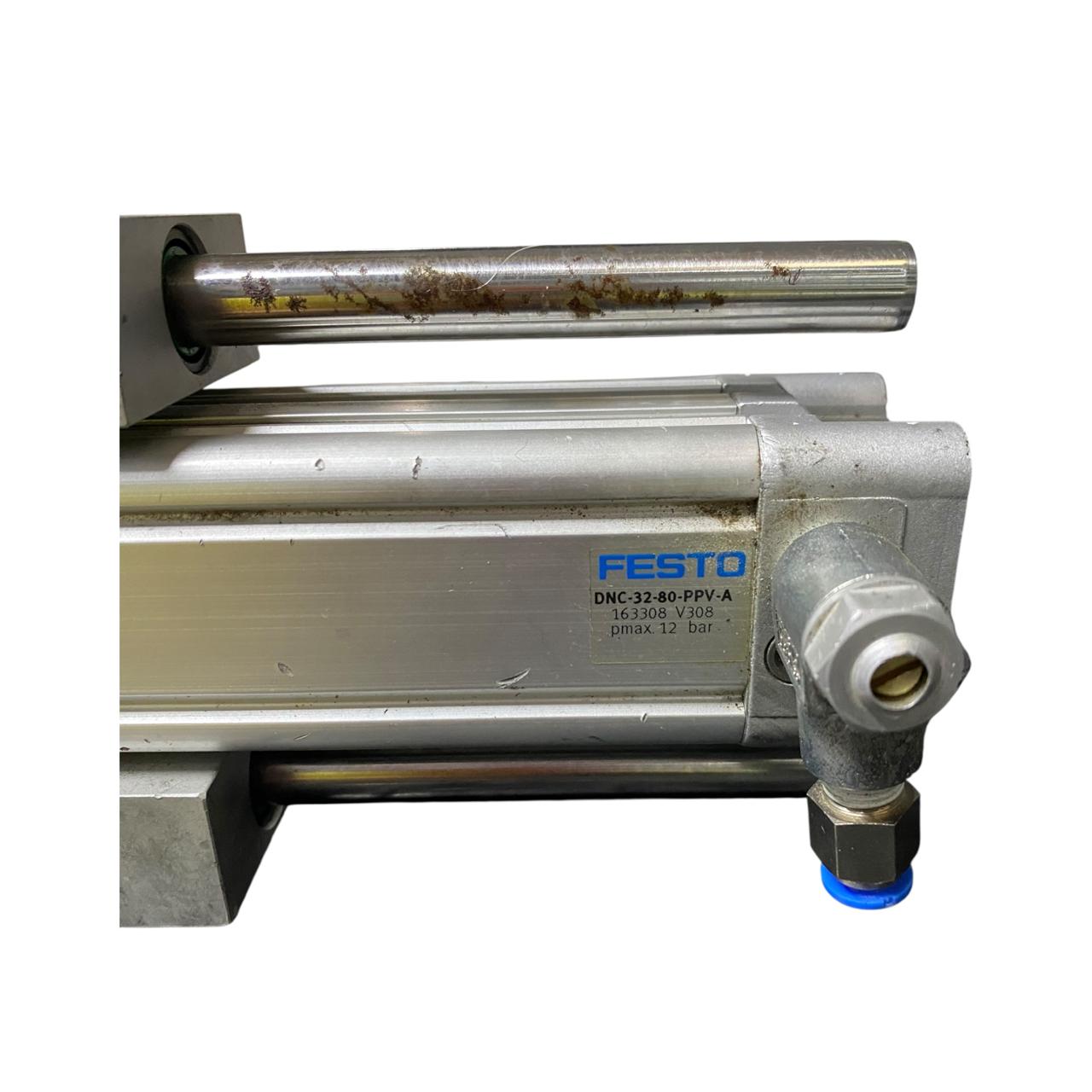 Festo Feng 32 80 Kf+dnc-32-80-ppv-a cilindro neumático de doble efecto