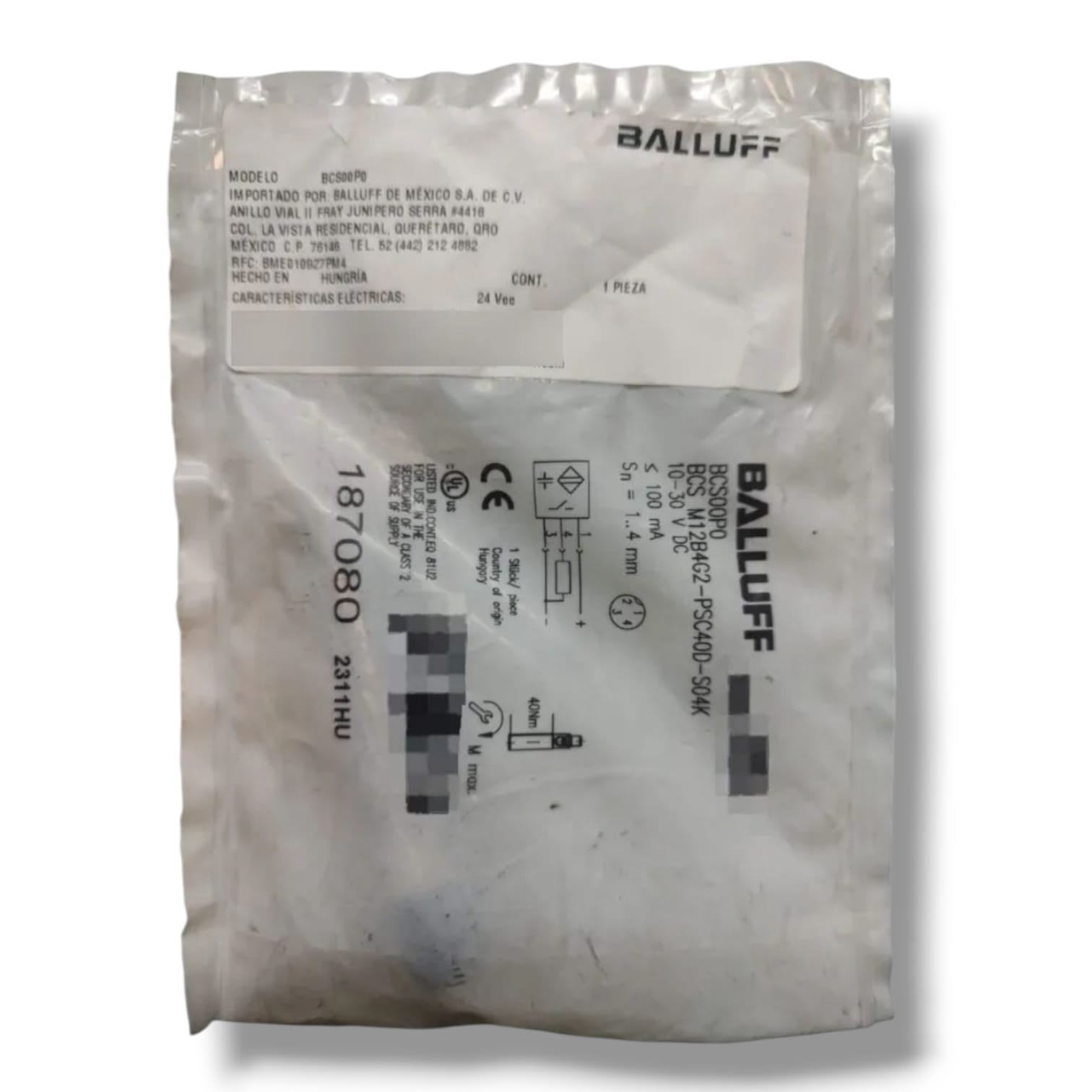 BCS00P0 BCS M12B4G2-PSC40D-S04K