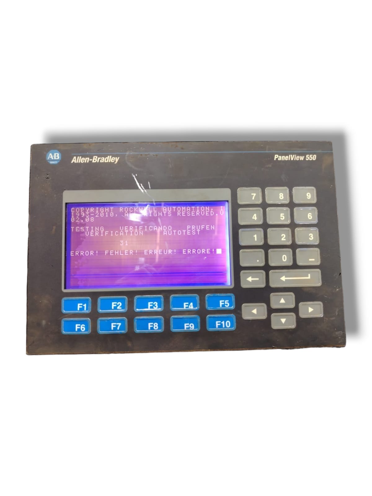 ALLEN BRADLEY 2711-k5a8x SER H CON DETALLE