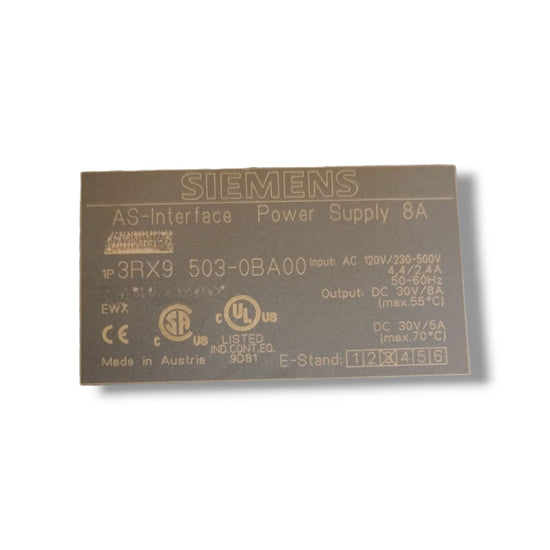 Siemens 3rx9 503-0ba00 FUENTE DE ALIMENTACIÓN CON DETALLE