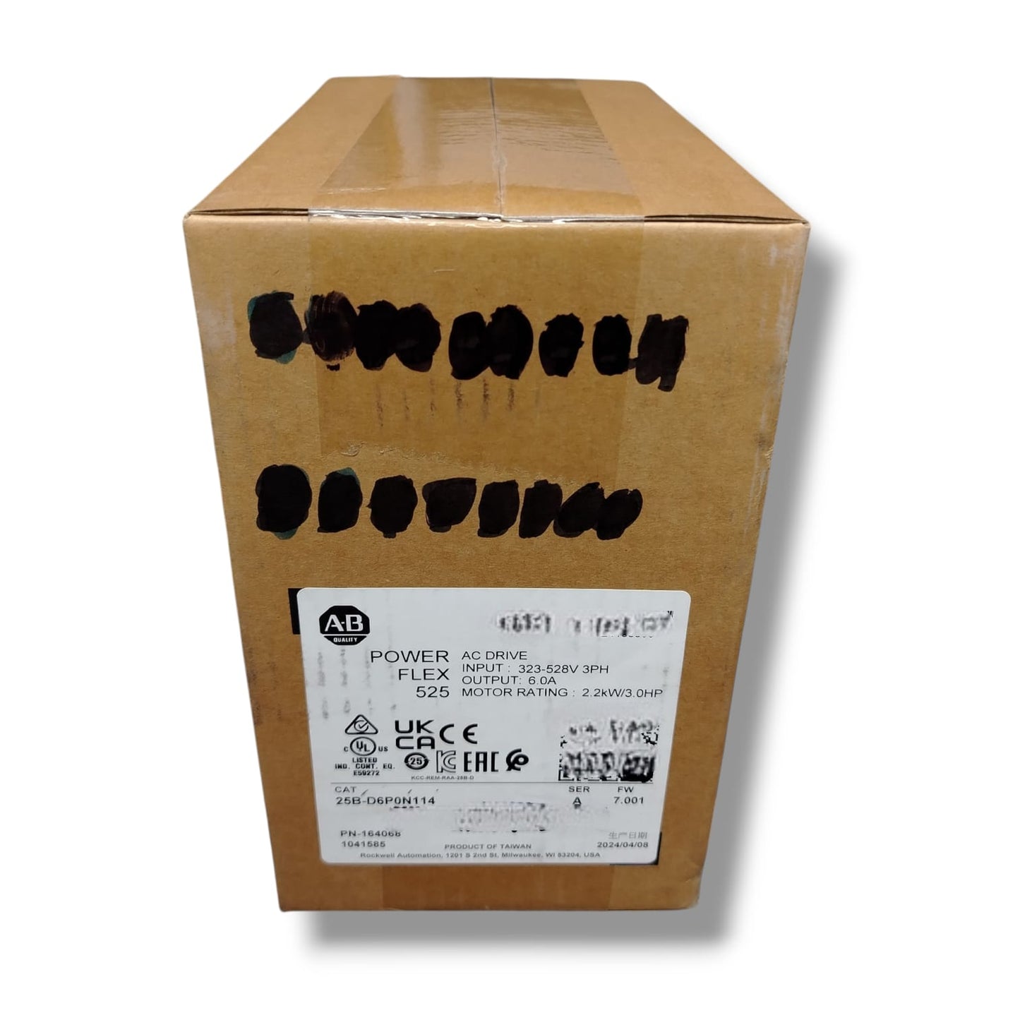 Allen Bradley 25b-d6p0n114 Ser A VARIADOR DE FRECUENCIA