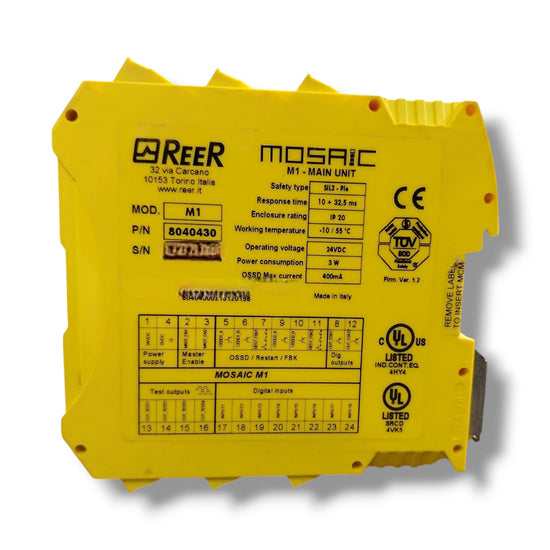 Reer Mod M1 Safety Type Sil3-ple 24vdc RELÉ