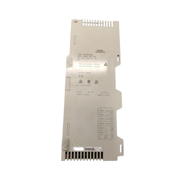 Schneider Automation 140 Cra 211 10 módulo interfaz Con Detalles