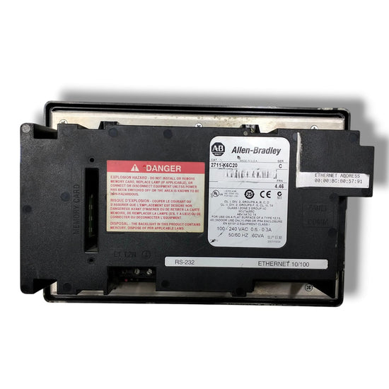 ALLEN BRADLEY 2711-K6C20 PANELVIEW 600