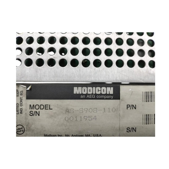 Modicon As-s908-110 módulo procesador de E/S